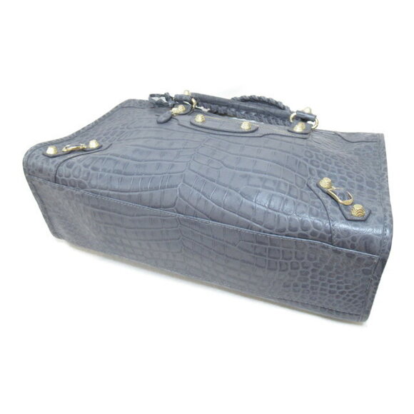 Balenciaga Giant City Shoulder Bag Leather Gray - Picture 4 of 8